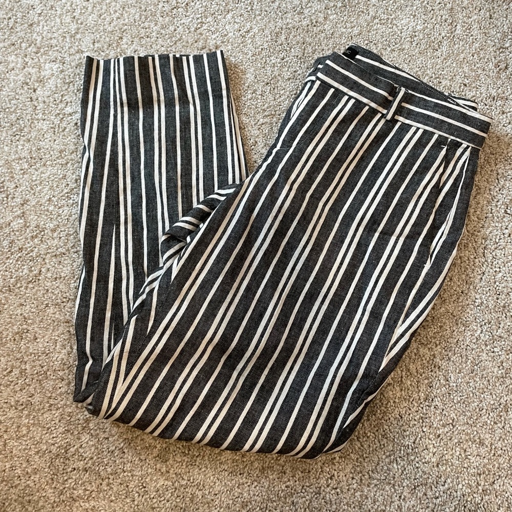 Banana Republic Mid Rise Striped Pants